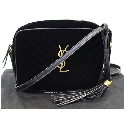 ysl black on black camera bag|saint laurent camera bag black.